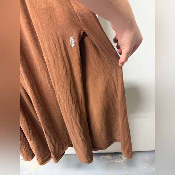 Free people Hot Shot Slit Wide Leg Pants - Argon Oil - Picture 5 of 14